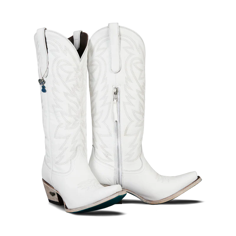 Chic Cowgirl White Boots