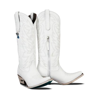Chic Cowgirl White Boots
