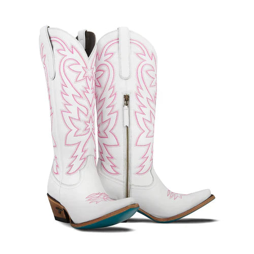 Chic Cowgirl White Boots