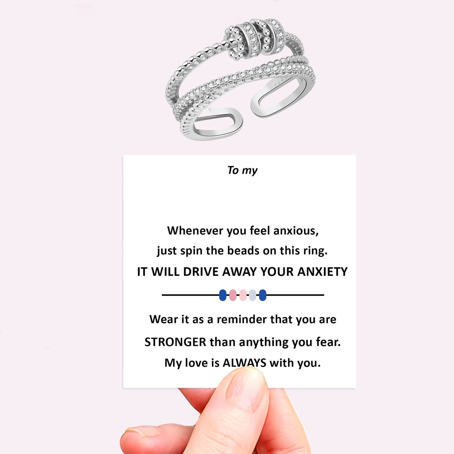 Altura™ Serenity Spinner Ring Set