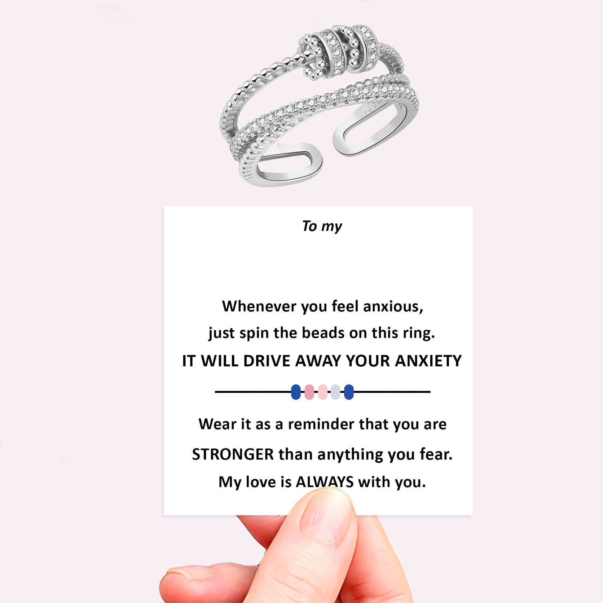 Altura™ Serenity Spinner Ring Set